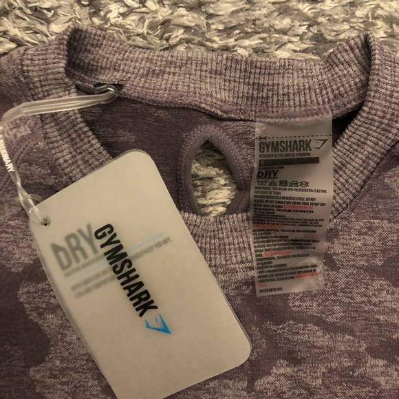 NWT GYMSHARK Long Sleeve Crop Top - Picture 4 of 7